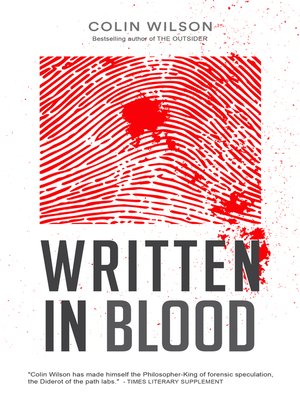 cover image of Written in Blood